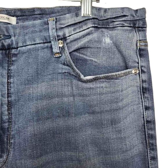 Good American Good Legs High Waist Crop Skinny Jeans Size 20 - Picture 6 of 11